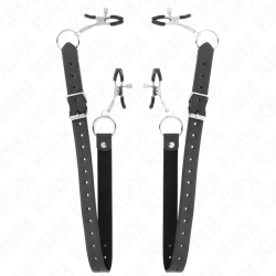 4 pinces à clitoris réglables 34-48 cm