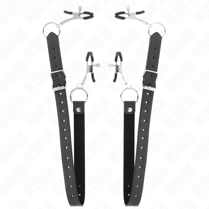4 pinces à clitoris réglables 34-48 cm