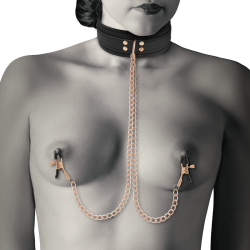 collier pince tip fantaisie avec doublure en néoprène