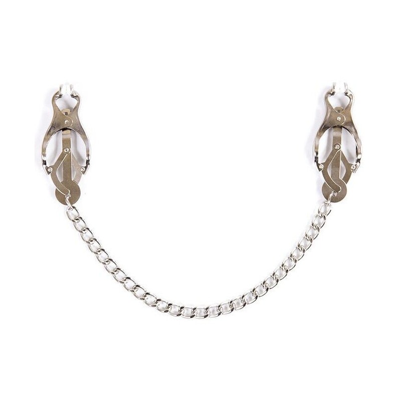 pinces métalliques avec chaîne pinces métalliques avec chaîne