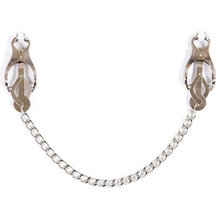 pinces métalliques avec chaîne