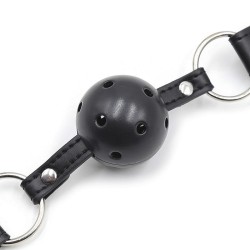 ball gag avec évents et pinces  télénols
