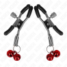 pince à meton double cloche rouge 6 cm