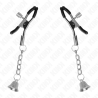 pinces à téléton pendentif cloche argent 6 cm