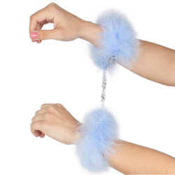 menottes de marabou lumière bleue