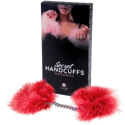 menottes marabou rouge