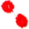 menottes marabou rouge