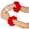 menottes marabou rouge