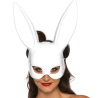 masquerade masque de lapin blanc