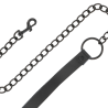 collier noir avec chaîne