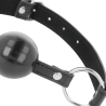 bâillon boule noire
