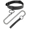 collier noir avec chaîne