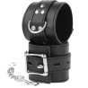 menottes en cuir noir