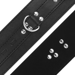 menottes en cuir noir