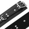menottes en cuir noir