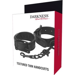 menottes texturées larges et mince