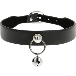 collier cuir vegan femme accessoire hochet-cerceau