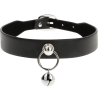 collier cuir vegan femme accessoire hochet-cerceau