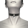 collier en cuir vegan femme hochet accessoire