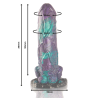 gode basilic double plaisir écailleux grande taille