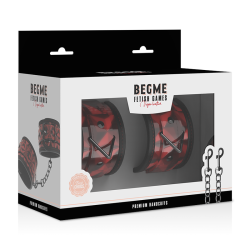 menottes premium édition rouge avec doublure en néoprène