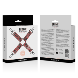 cravate de porc en cuir végan premium édition rouge