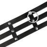 ras de cou en cuir végan style fétiche