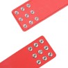menottes rouges avec fermeture à pression