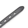 bâillon balle en silicone avec ceinture en cuir (cadenas inclus)