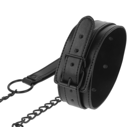 fetish collier en cuir vegan