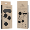 fetish playset érotique 2 avec menottes, masque aveugle et tickler