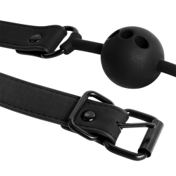 bâillon à boule en silicone respirant