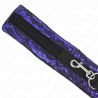 collier court en dentelle de velours avec ceinture 105 cm avec garniture en nylon 44 x 5,5 cm