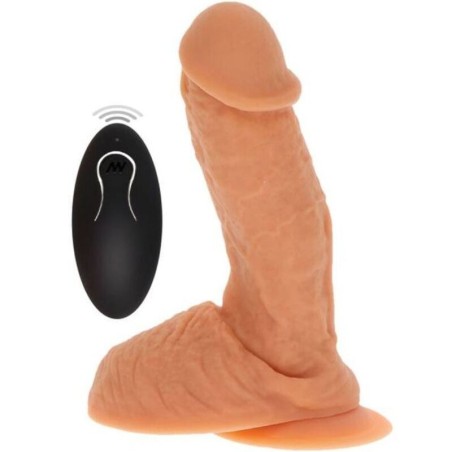 peau de gode vibrant en silicone