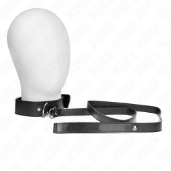 collier avec ceinture 116 cm bracelet noir ajustable 32-50 cm x 8 cm