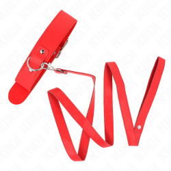 collier avec ceinture 116 cm bracelet rojo ajustable 32-50 cm x 8 cm
