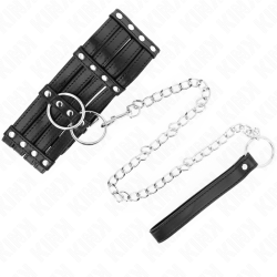 collier avec ceinture 65 cm sub style ajustable 35-51 cm x 7 cm