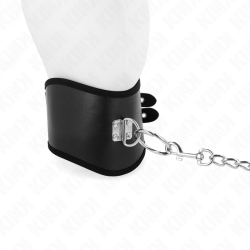 collier 65 cm avec large bracelet réglable 40-55 cm x 10 cm