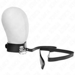 laisse cloutée 116 cm collier avec sangle en cuir 50 x 5 cm