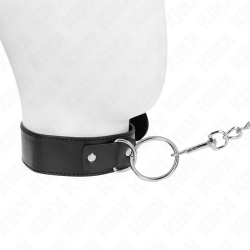 collier modèle basic avec laisse modèle 4 réglable 36-43 cm