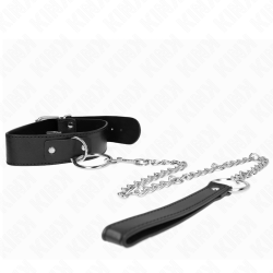 collier modèle basic avec laisse modèle 4 réglable 36-43 cm