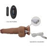 gode en silicone jonathan 3 vibrations + 3 mesures dinsertion télécommande 21 cm