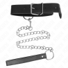 collier modèle basic avec laisse modèle 4 réglable 36-43 cm