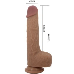 vibrateur gode réaliste tommy 22.5 cm