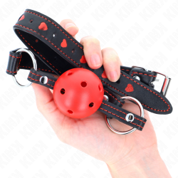 bâton creux dur rouge modèle 2 65 x 2,5 cm
