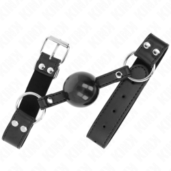 bâton bille souple et solide 4 cm avec sangle en cuir 62 x 2,5 cm réglable 42-58 cm
