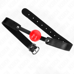 balle tpe souple 4 cm gag modèle 1 66 x 2,5 cm réglable 41-61 cm