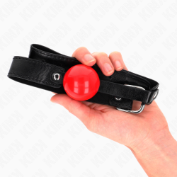 balle tpe souple 4 cm gag modèle 1 66 x 2,5 cm réglable 41-61 cm