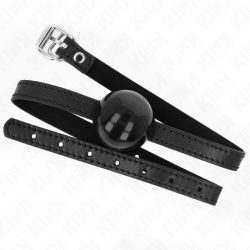 balle solide simple noire 4 cm bag 65 x 1,5 cm