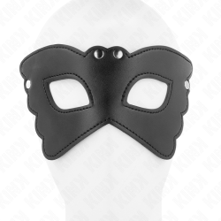 masque en cuirette forme papillon 20 x 9 cm